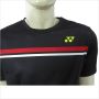 Yonex RM S092 1792 COC19 S Badminton T Shirt Jet Black Size Small