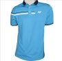Yonex PM G017 1558 32T 19 S Badminton T Shirt Cyan Blue Large Size 
