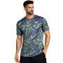 Yonex RM-H036-2875-EASY4-S Mens Round Neck Badminton T-shirt Maritime Blue large Size 