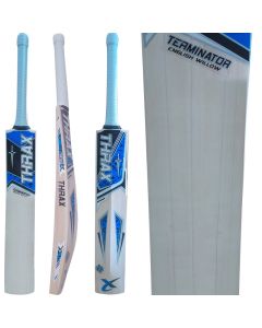 Thrax Terminator English Willow Cricket Bat (Standard Size Short Handle)