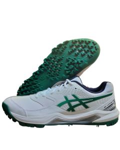 Asics Gel-Lethal Field 2 Cricket Shoes White Jasper Green
