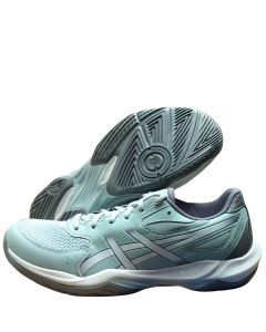 Asics Gel-Rocket 12 Badminton Shoes Ocean Haze and Concrete Colour