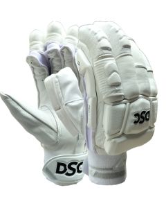 DSC Pro Player Cricket Batting GLoves (Right Hand Mens Size) White