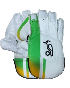 Kookaburra Kahuna Pro 2.0 Wicket Keeping Gloves Green White
