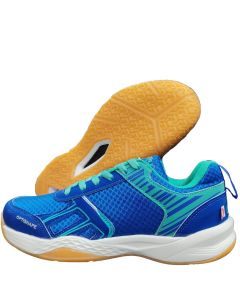 Thrax Shadow Strike Badminton Shoes Color Blue Turquoise
