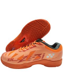 Yones Blaze -3i Badminton Shoes Colour Hyper Orange Midnight Turquoise