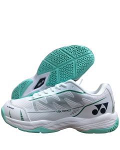 Yonex VOLTREX-2 Badminton Shoes White & Deep Green Colour