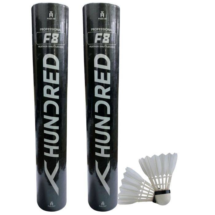 Buy Hundred F8 Feather Shuttlecock Set Of 2 Online in India at Best Price