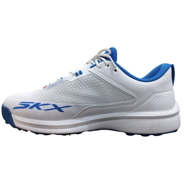 Buy Skechers 214200 Elite Spike Cricket Shoes White Light Blue