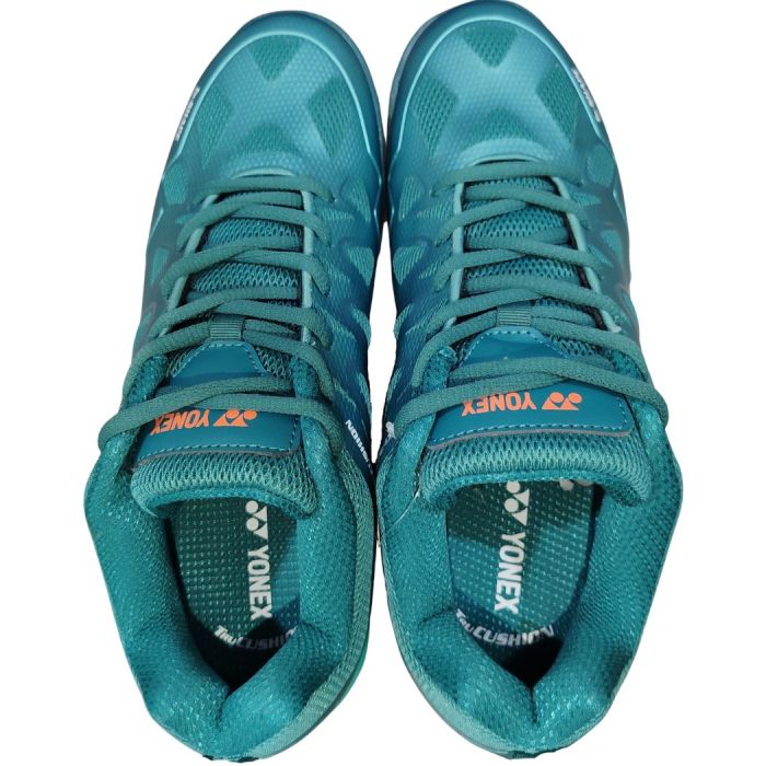 Buy Yonex Blaze-4i Badminton Shoes Green Orange Online at Khelmart