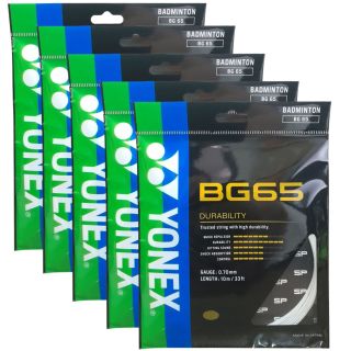 Yonex BG 65 Badminton String Set of 5