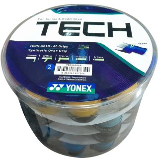 Yonex Tech 501B Badminton Grip Set Of 60 Assorted Color