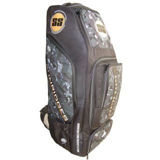 SS Super Select Duffle Cricket Kit Bag Black and Golden