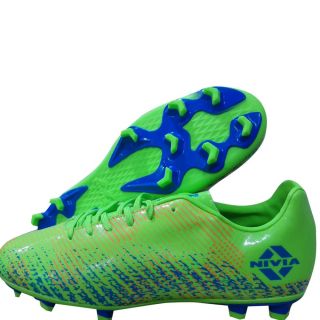 Nivia Encounter 9.0 Football Stud Shoes N Green A Blue