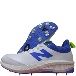 New Balance CK4030 W5 Spike Cricket Shoes White Blue