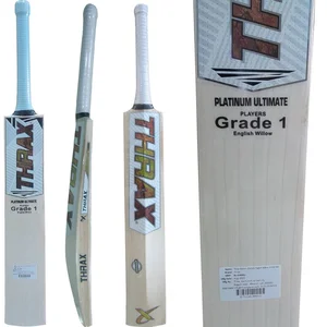 Thrax Platinum Ultimate Players Grade A English Willow Cricket Bat (Standard Size Short Handle)