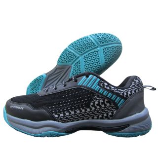 Thrax Smash Badminton shoes Black and Vivid Sky