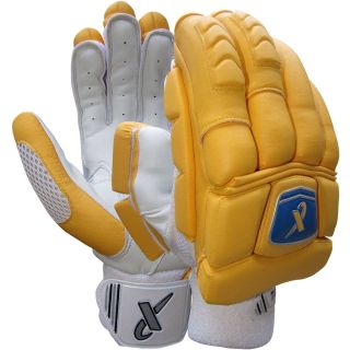 Thrax Pursuit (Exclusive) Cricket batting gloves Yellow Color (Mens Size Right-Handed)