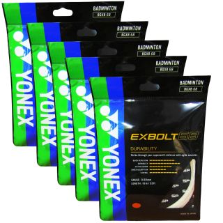 Yonex EXBOLT 68 Badminton String Set Of 5