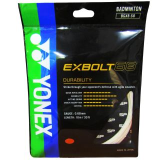 Yonex EXBOLT 68 Badminton String Set Of 2