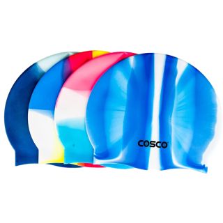 Cosco Silicone Multi Color Swimming Cap