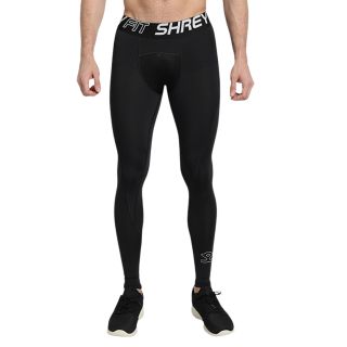 Shrey Intense Compression Long Tights Black