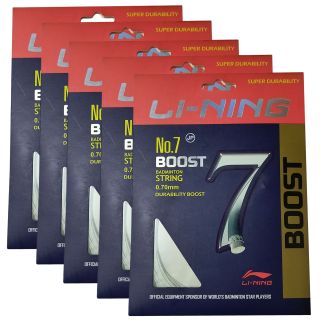 LiNing Boost No. 7 Badminton String Set Of 5