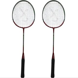 Set of 2 Thrax NANO CAB 22 Badminton Racket Red