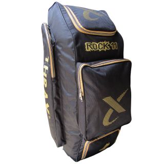Thrax Rock 11 Duffle Cricket Kit Bag Black and Gold Color