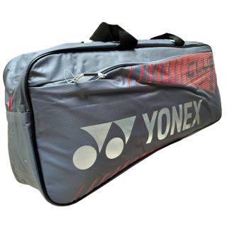Yonex PC3-Q014-23431WT-SR Badminton Kit Bag Grey Red