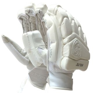 SG Hilite  Cricket Batting Gloves White Mens RH