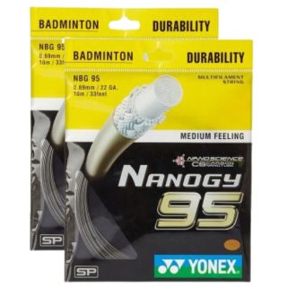 Yonex nanogy 95 Badminton Racket String Set of 2