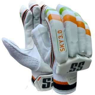 SS Sky 3.0 Cricket Batting Gloves (Mens Size Right-Handed)