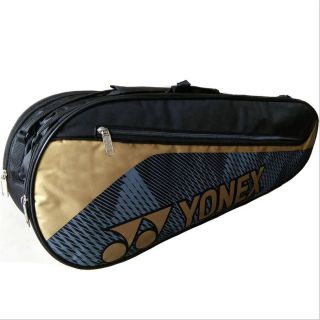YONEX SUNR 1845 Thermal Badminton Kit Bag Black and Gold