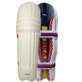 Thrax Ultra Light Molded Batting Pads Color Blue Red 1