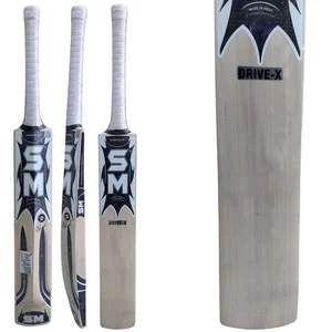 SM Drive X Kashmir Willow Cricket Bat (Standard Size Short Handle)