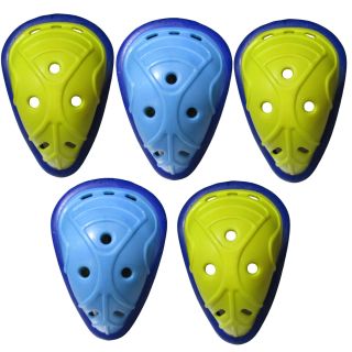 Thrax Fearless Abdominal Guard Blue Colour Set Of 2
