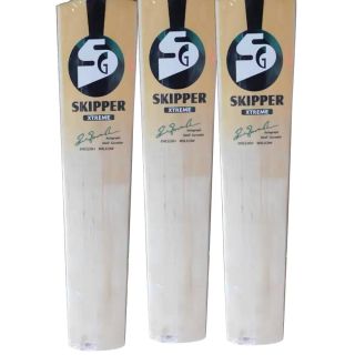 SG Skipper Xtreme English Willow Cricket Bat (Standard Size Short Handle)
