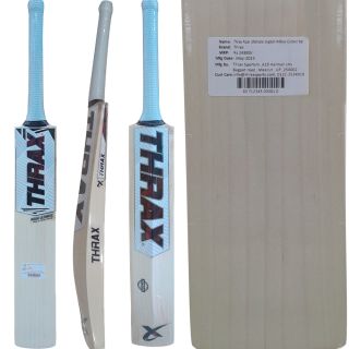 Thrax Roar Ultimate English Willow Cricket Bat (Standard Size Short Handle)