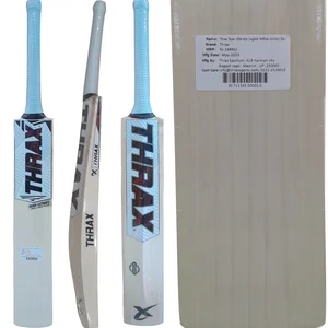 Thrax Roar Ultimate English Willow Cricket Bat (Standard Size Short Handle)