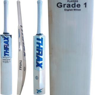 Thrax Grand Edition English Willow Cricket Bat (Size-6 Short Handle)