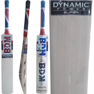 BDM Dynamic Power Super English Willow Cricket Bat (Standard Size Short Handle)