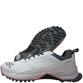 DSC Jaffa 22 Stud Cricket Shoes White Black
