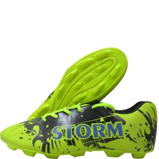 Thrax Storm Football Shoes Lime Black