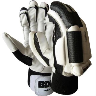 BDM Sachin Special Batting Gloves White and Black