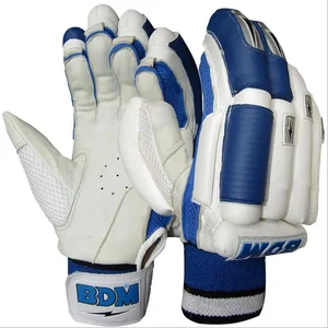 BDM Sachin Special Batting Gloves White and Blue