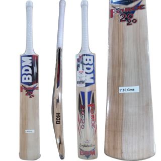 BDM Force 20 20 English Willow Cricket Bat (Standard Size Short Handle)