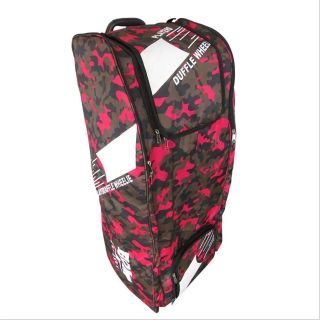 BDM Professional Players Cricket Kit Bag  Army Pink and White