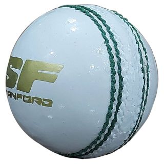 SF TRUE TEST WHITE STANFORD CRICKET BALL 12 BALL SET