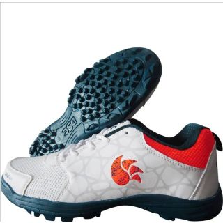 DSC Belter Stud Cricket Shoes Teal Blue White